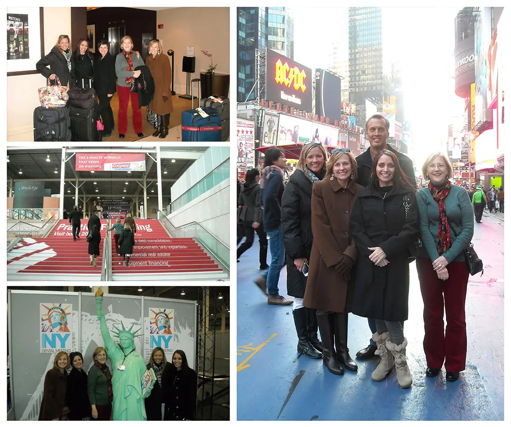KG Dentistry team attending the American Dental Association meeting in New York